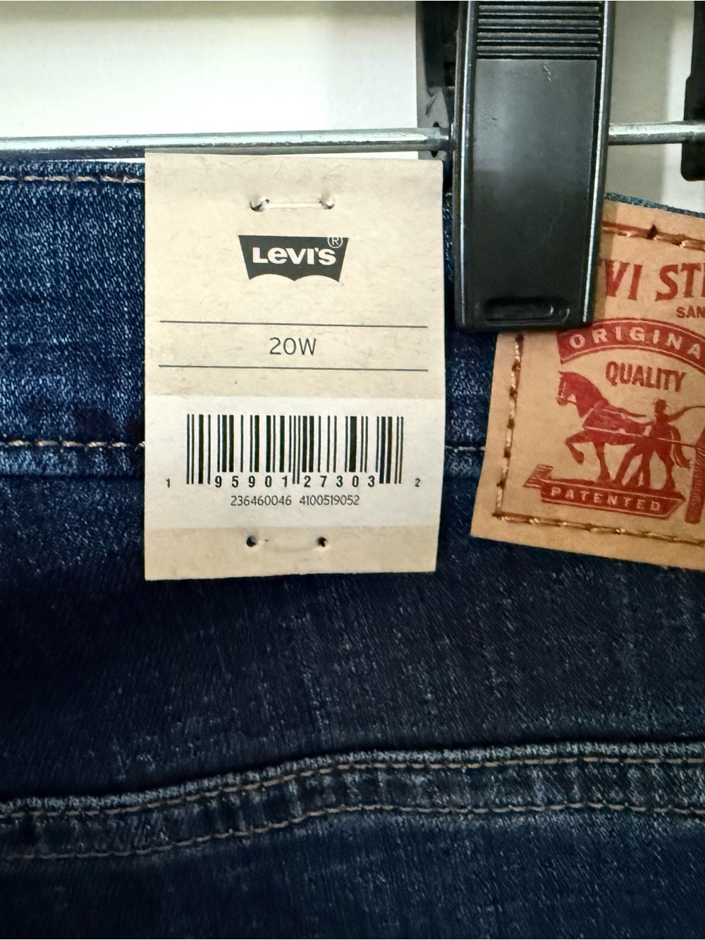 Levi's Dark Indigo Denim Bermuda Shorts